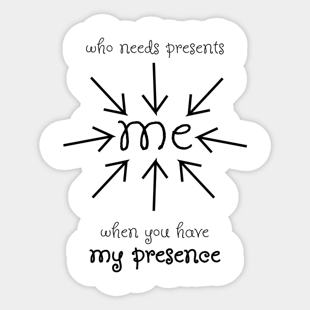 Christmas presence Sticker by Mandz11